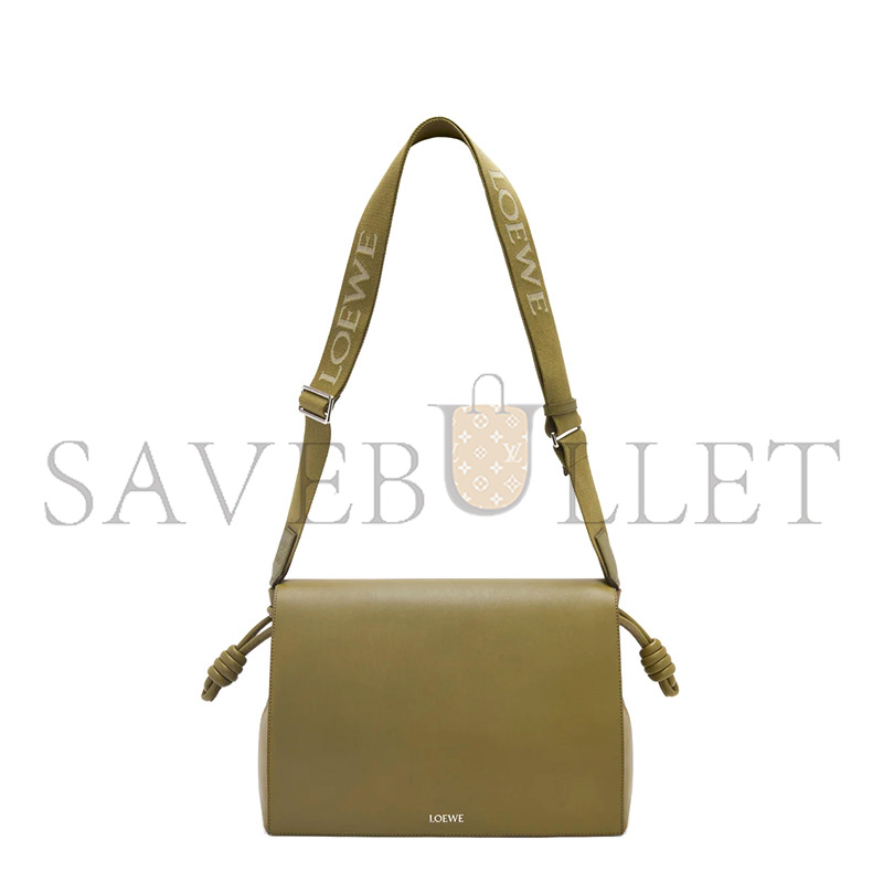 LOEWE FLAMENCO SATCHEL IN SHINY SUPPLE CALFSKIN B411FSAX04 (34*24*12cm)